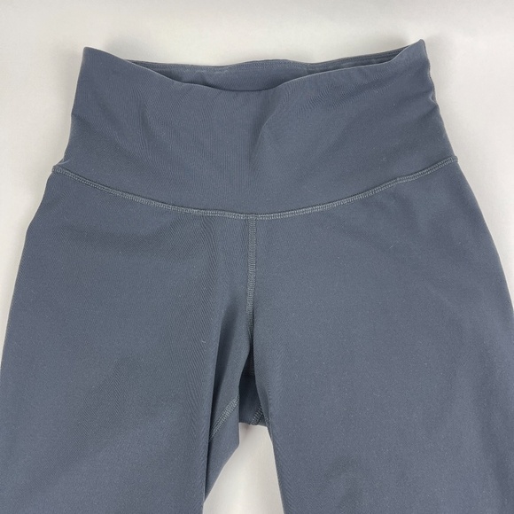 Old Navy Active Elevate Leggings Womens Small Gray Pink Mesh Ankle - Picture 4 of 9